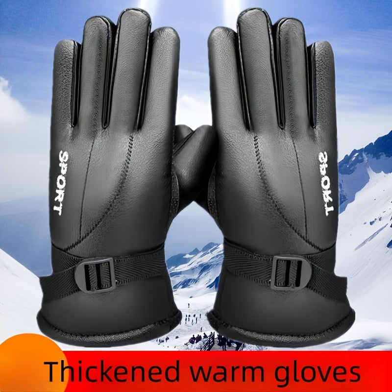 Winter Windproof Outdoor Gloves Waterproof Thicken Gloves
