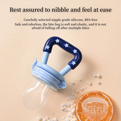 3pcs Newborn Food Feeder Spoon Silicone Pacifier Fruit Feeder