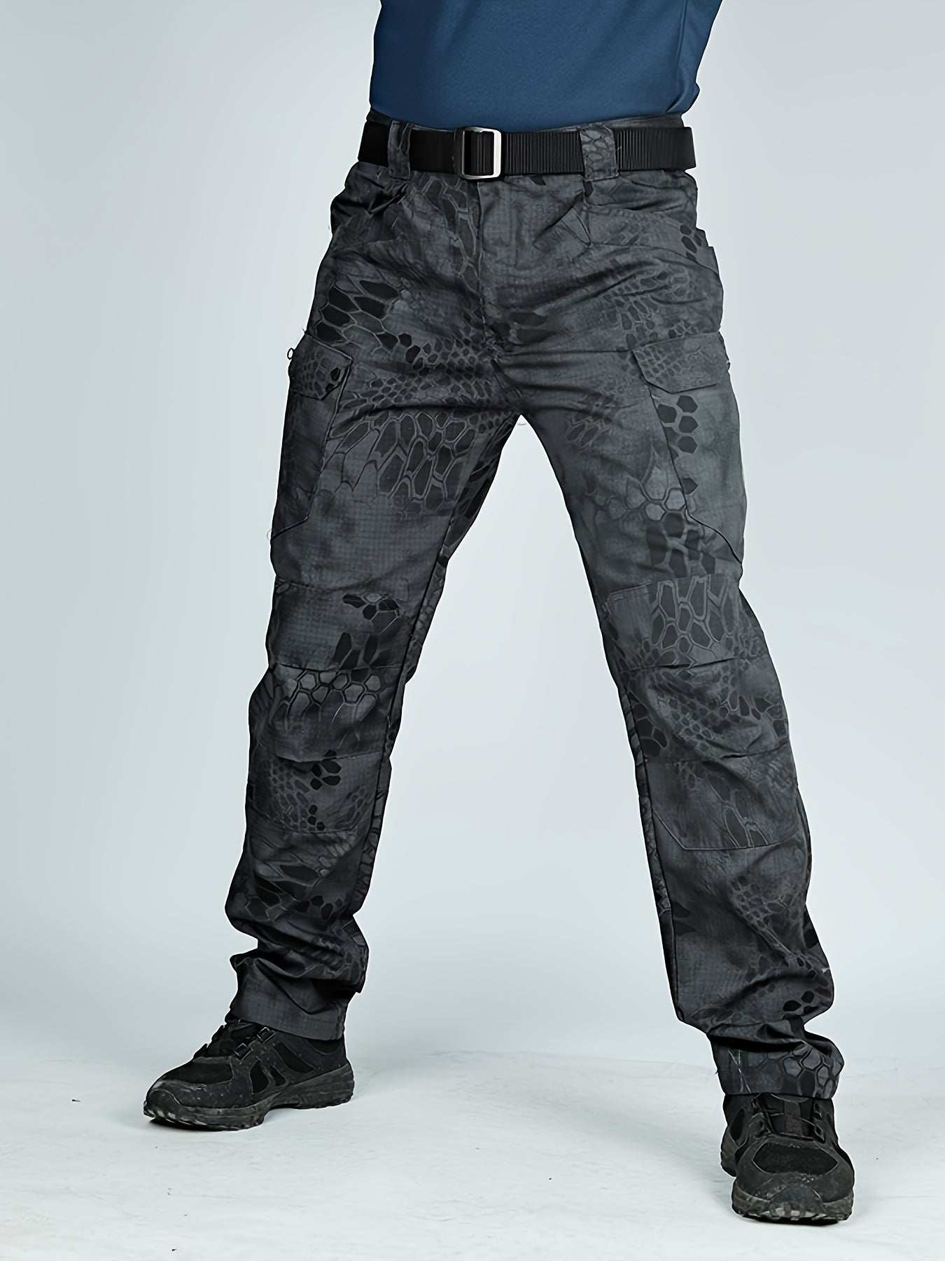 Men's Cargo Pants All Over Print Relaxed Fit Loose Tactical Pants