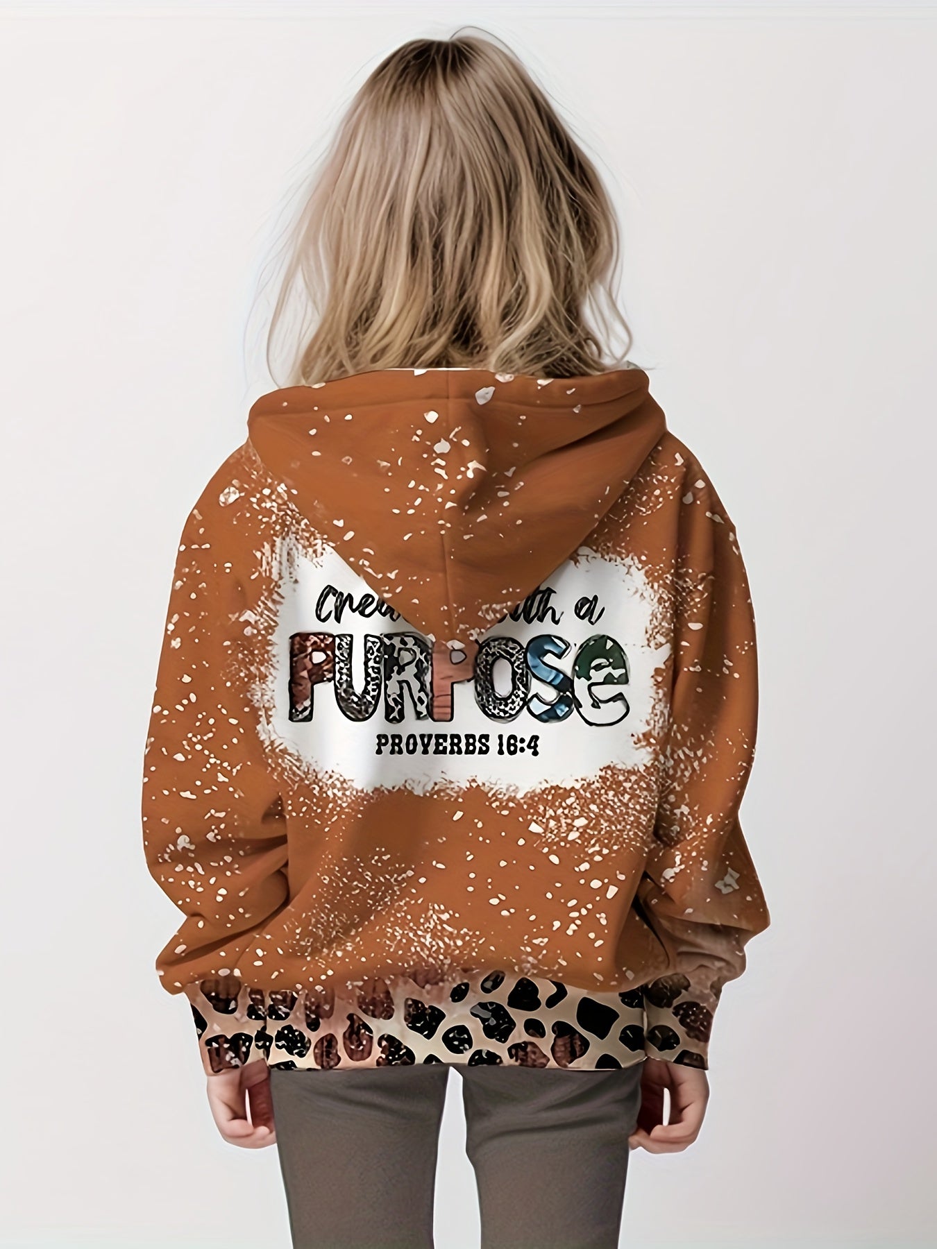 Girls boys Long Sleeve Hoodies Comfy Hooded Sweatshirt Pullover