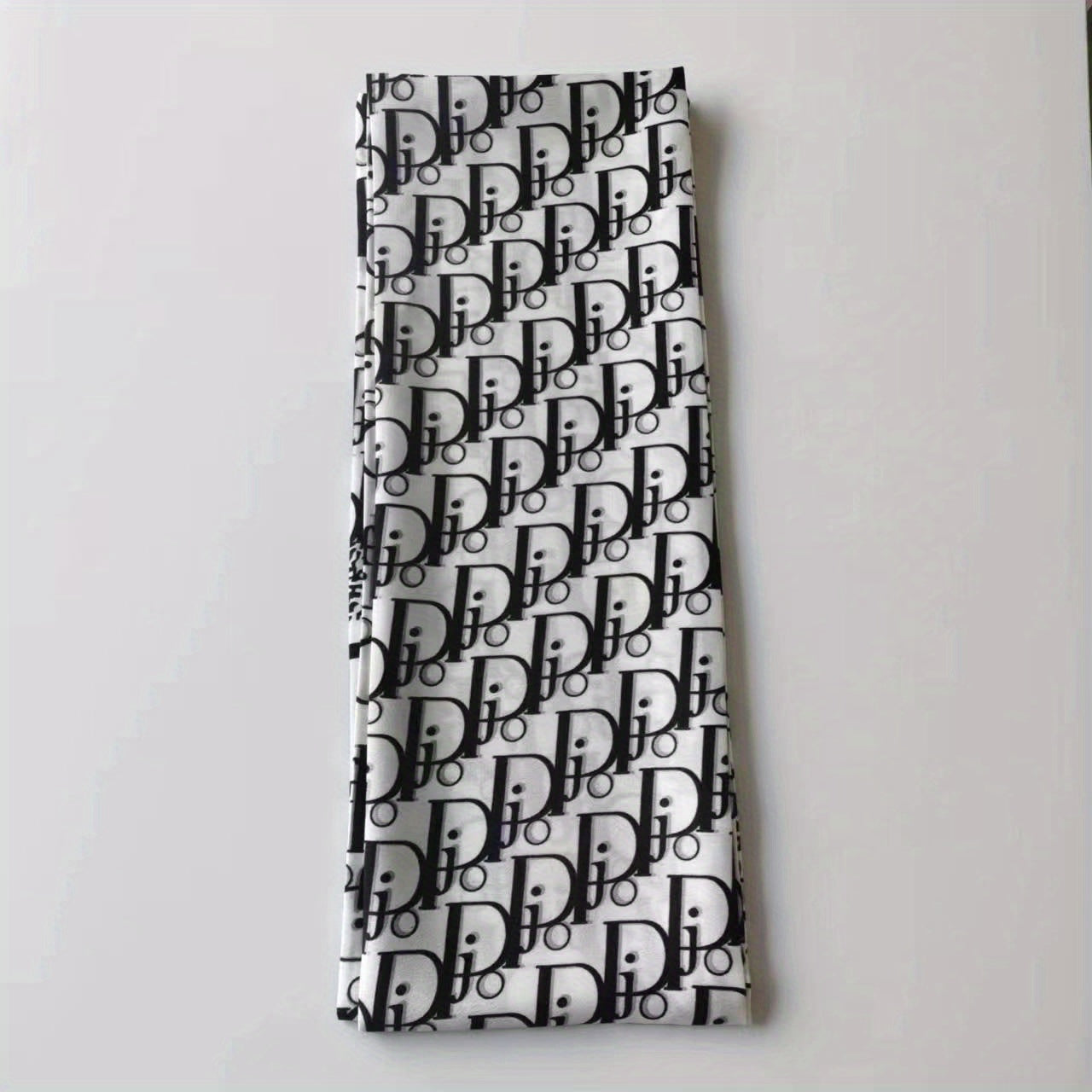 Vintage Print Thin Scarf Satin Head Scarf