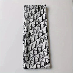 Vintage Print Thin Scarf Satin Head Scarf