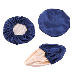 Adjustable Satin Bonnet for Women Double Layer Sleeping Cap