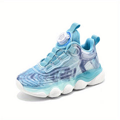 Girls Luminous Casual Shoes Breathable Lightweight Comfy Kids Sneakers