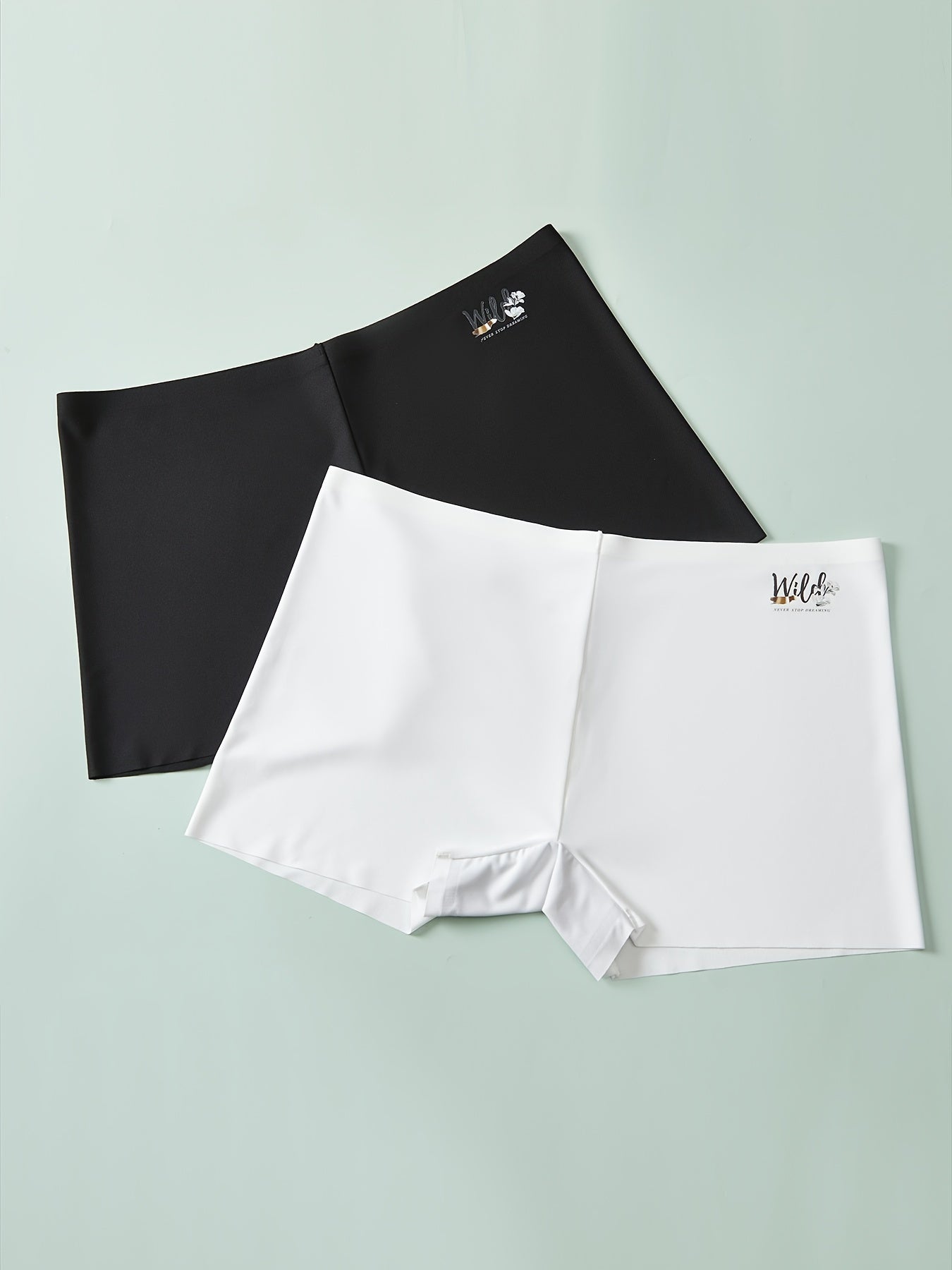4 Pack Plus Size Seamless High Rise Panties Women's Plus Medium Stretch