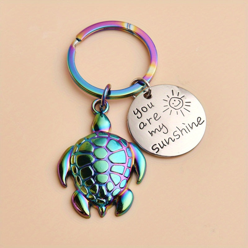 Turtle Keychain for Men - Creative Gift