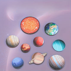 Wooden Solar System Puzzle Matching Board Educational Toy