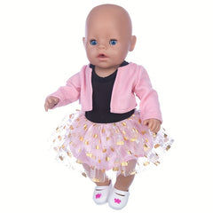 Dress Coat Doll Clothes for 17inch Doll Not Include Doll And Shoes