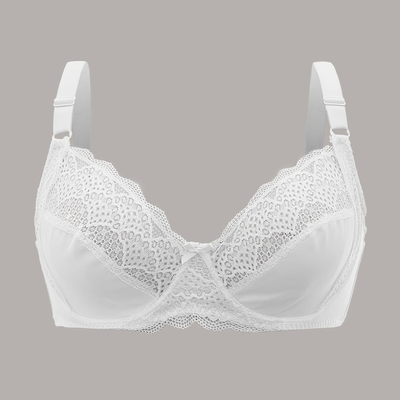 Lace Push Up Solid Bra Women's Sexy Medium