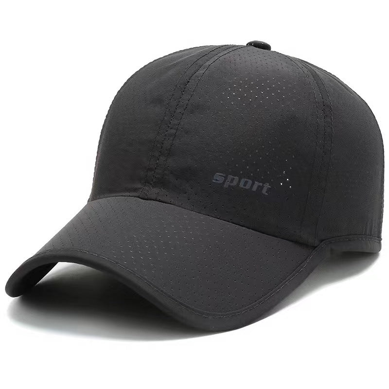 Men's Summer Thin Quick-drying Peaked Cap Outdoor Sunscreen Travel Sun Hat