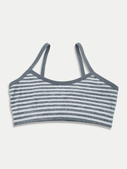 Girls Seamless Comfy Bras Backless Cross Strap Undershirts