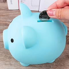 PVC Piggy Bank Money Saving Jar Cartoon Ideal Birthday Gift