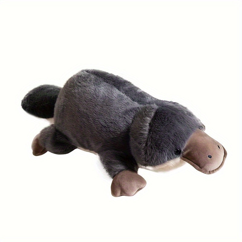 Dark Gray Plush Animal Soft Toy for Sofa & Bedroom Decor