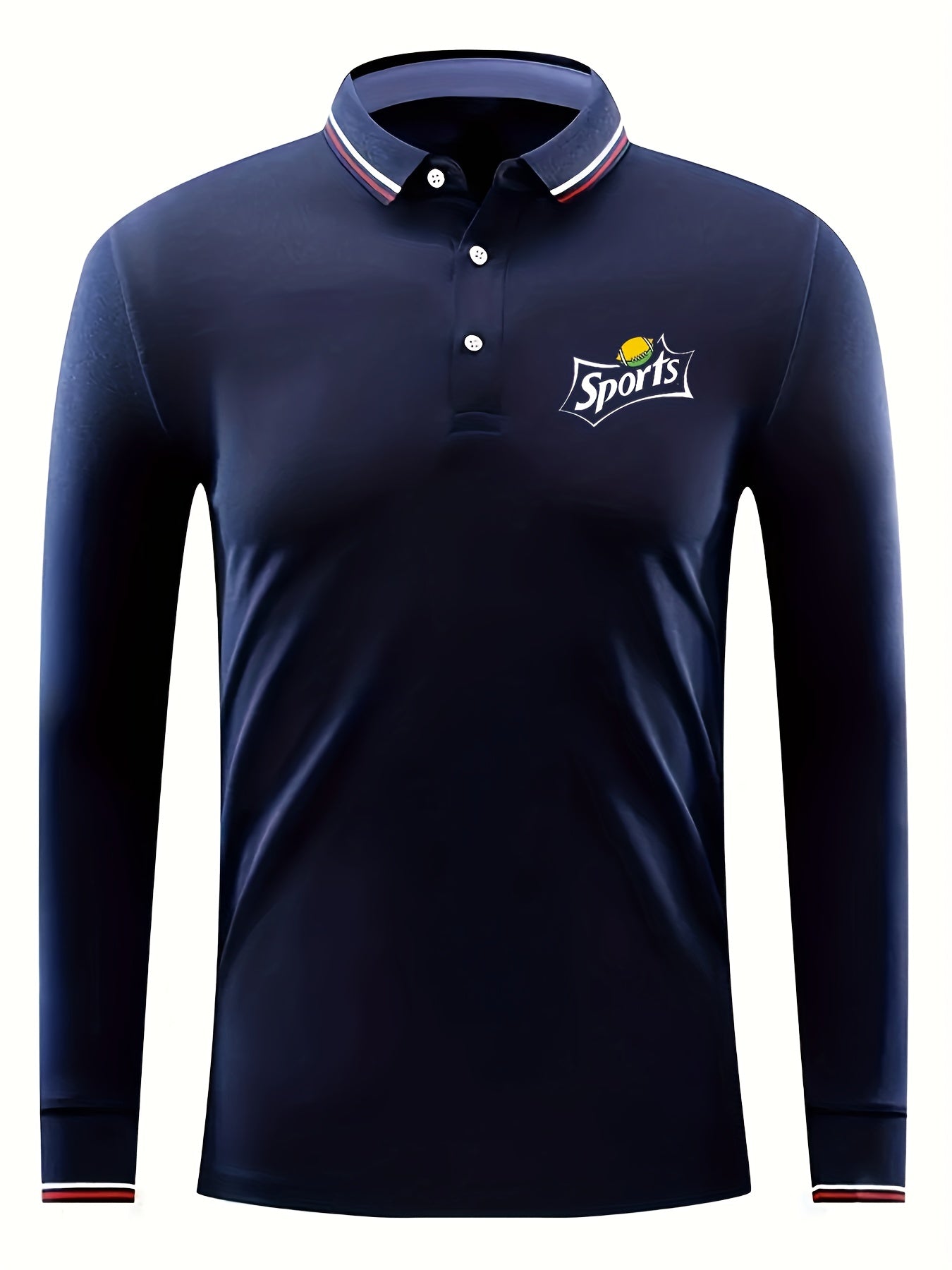 Men's Sports Pattern Long Sleeve Shirt