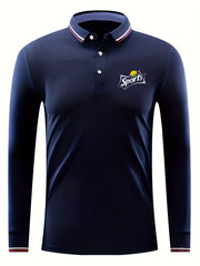 Men's Sports Pattern Long Sleeve Shirt