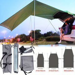 Car Awning Side Tent UV Protection Waterproof Rainproof SUV Awning