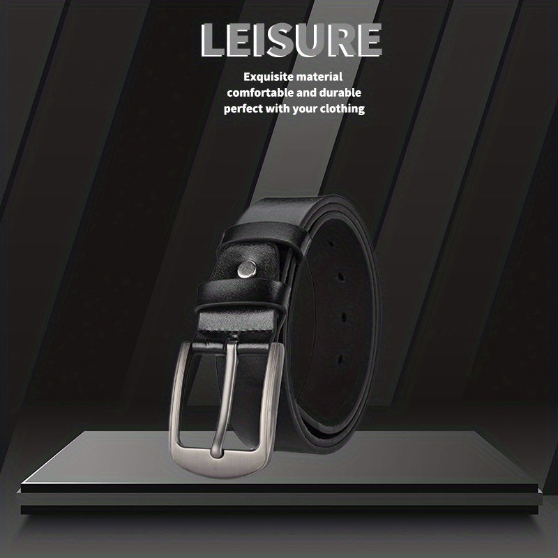 Men's Casual PU Leather Belt for Daily Use