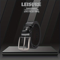 Men's Casual PU Leather Belt for Daily Use
