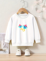 OERYUI Cartoon Diamond Ring Sweatshirt Kids Clothes