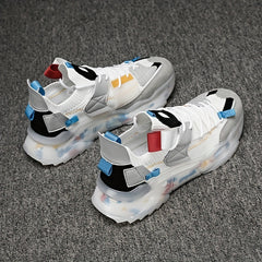 Men's Shock Absorbing Athletic Sneakers Lace Up Shoes
