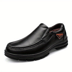 Men's Plush Slip On Sneakers Outdoor Shoes for Hiking