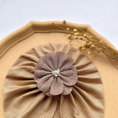 Baby Girls Flowers Decor Cap Hair Wrap Head Accessories for Outdoor