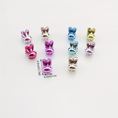10pc Small Rabbits Hair Clips Claw Clips Hair Accessories For Girls Kids