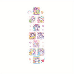 2pcs Cartoon Number Floor Sticker Self Adhesive Waterproof Room Decor