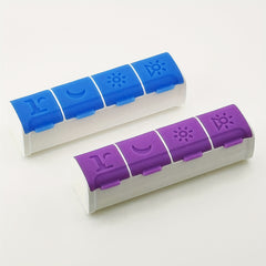 4 Compartment Medicine Organizer with Silicone Seal