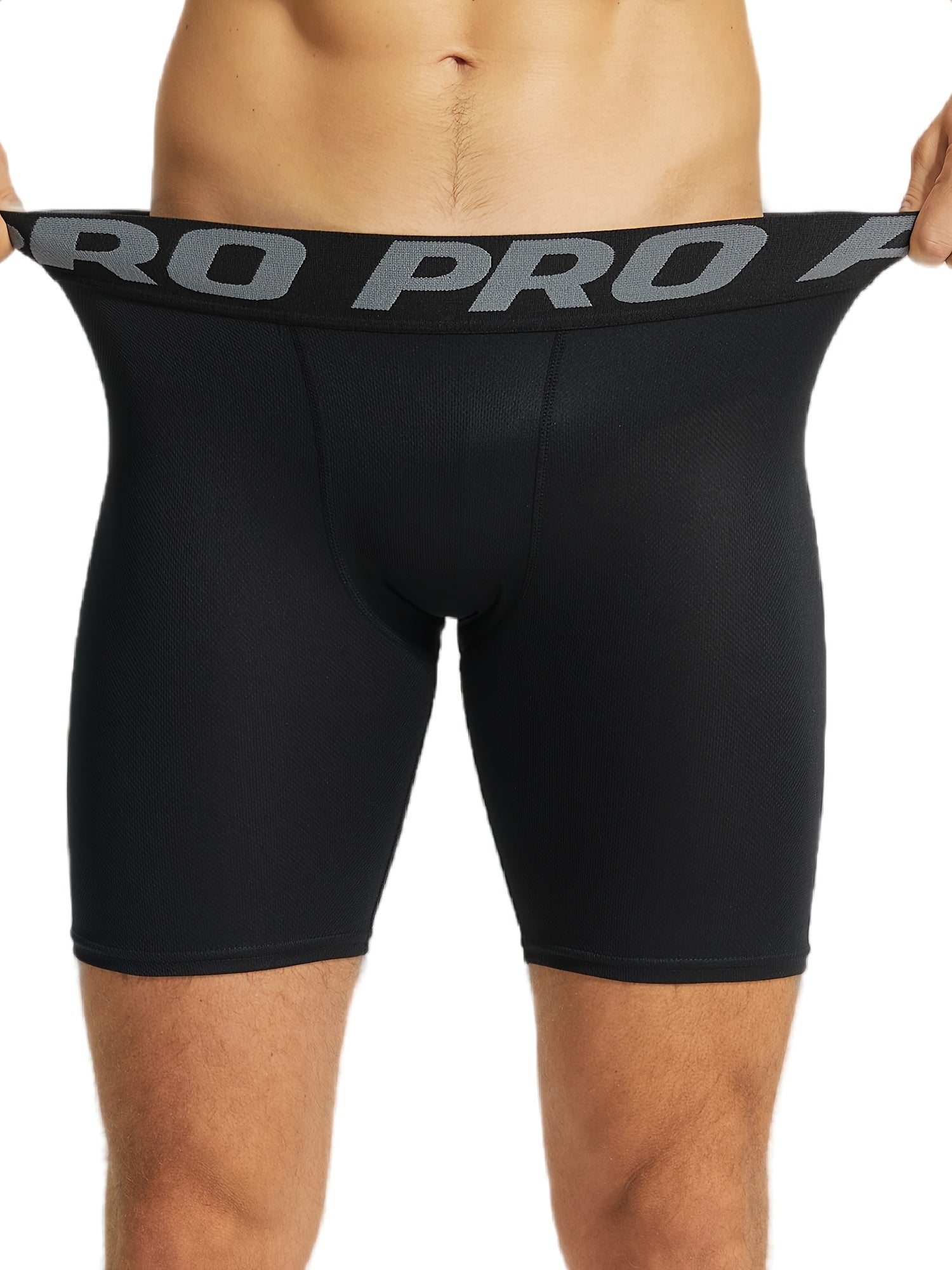 Men's Compression Shorts Quick Dry Elastic Waist Sports Boxers