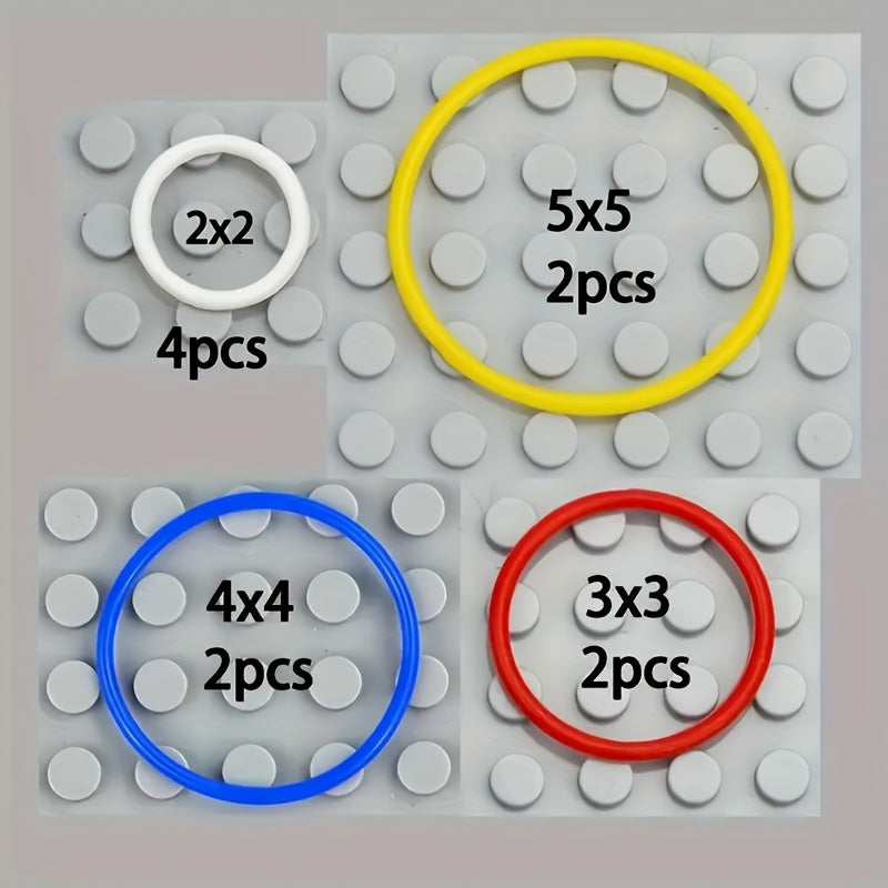 10pcs Rubber Bands for MOC Building Blocks Compatible with 85543 85544 85546