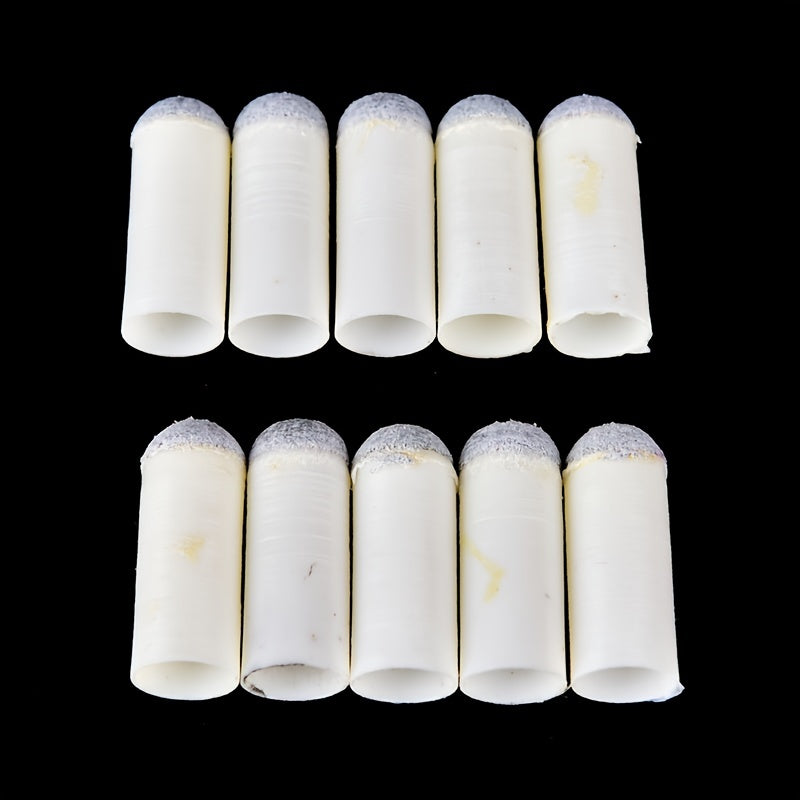10pcs Pool Cue Tip Slip On Cue Tip Replacement Billiard Accessories