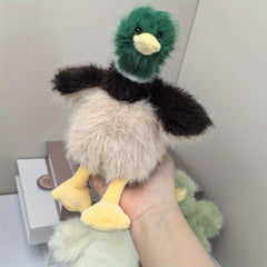 Set of 2 Cute Doodle Duck Plush Toys for Home Decor