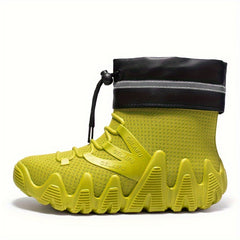 Short Tube Women's Rain Boots Winter Waterproof Non slip Wear resistant