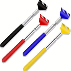 Retractable Metal Back Scratcher 27 Inches Long Portable Soothes Itching