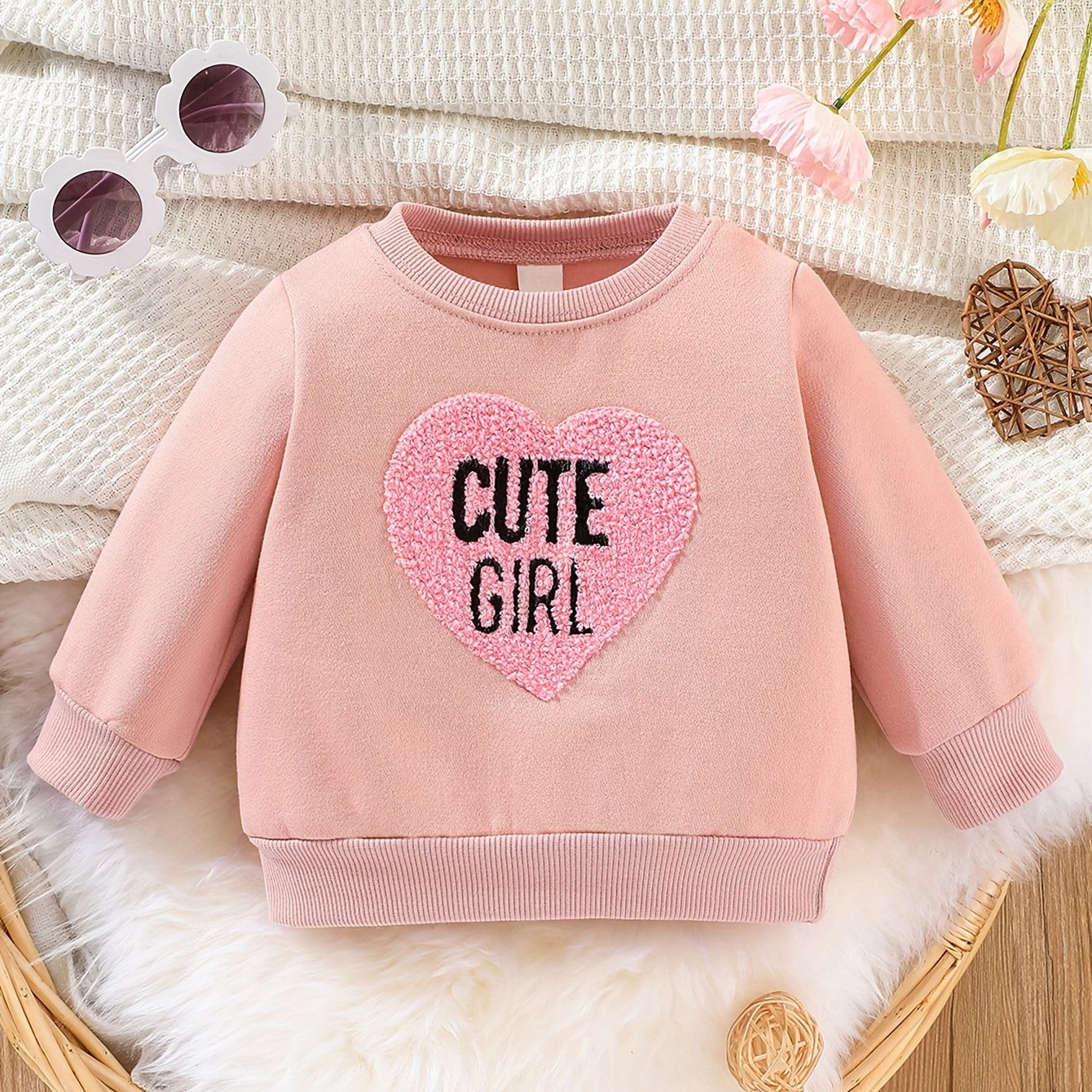 Baby Girls Long Sleeve Top Spring Autumn Sweatshirt