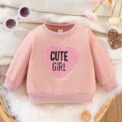 Baby Girls Long Sleeve Top Spring Autumn Sweatshirt