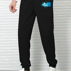 Men's Graphic Print Drawstring Sweatpants