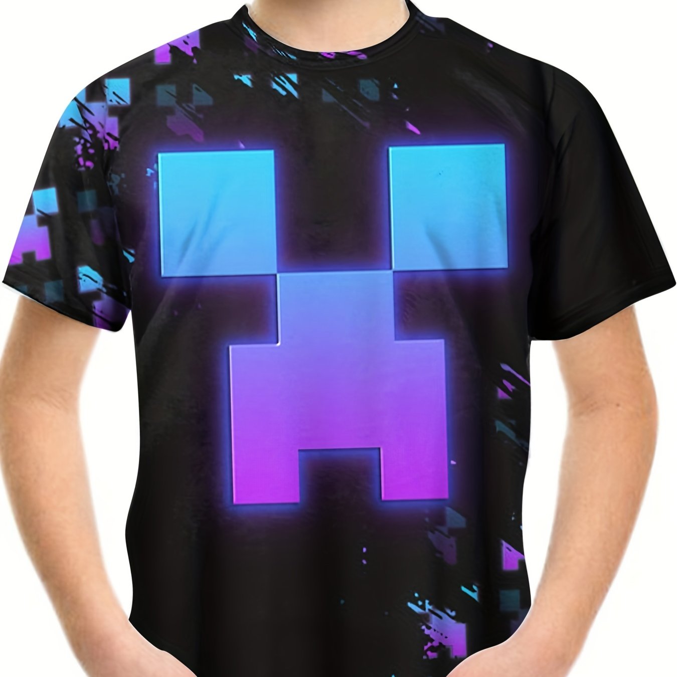 Kids Geo 3D Print Tees Top