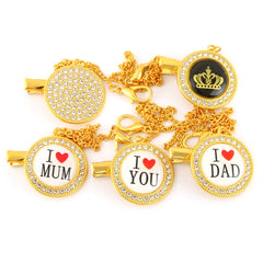 Cute Metal Pacifier Chain Clip for Baby Calmness