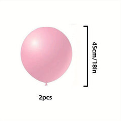 2pcs 18in Macaroon Colorful Balloons for Photoshoot Wedding Birthday Party