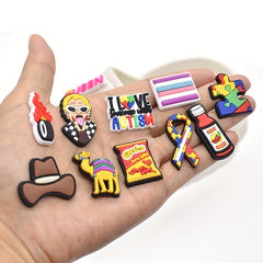 Cartoon Shoe Charms For Clogs Garden Shoes DIY Shoes Accessories