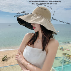 UPF 50 Sun Hat Wide Brim Mesh Sun Visor Women Beach Hats