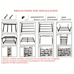 2 Layer Shoe Rack Shoe Storage Stand Space Saving Shoe Rack