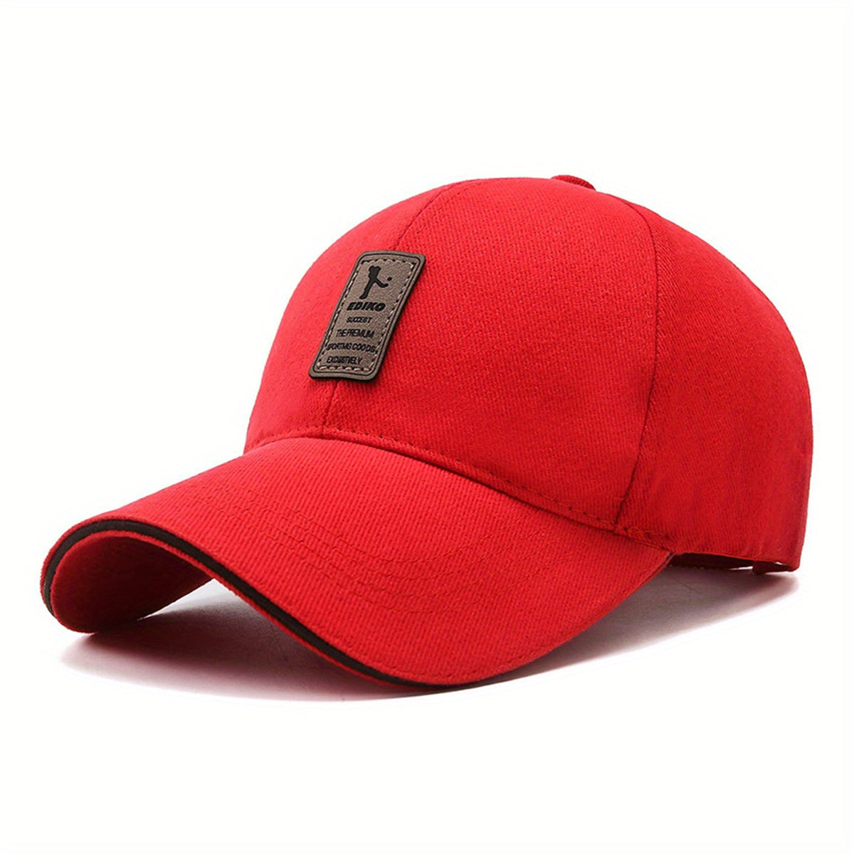 Label Patch Unisex Baseball Cap Solid Casual Dad Hats Adjustable Couple Sun Hats