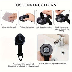 6pcs Outdoor Tent Suction Cup With Hooks Car Side Tent Canopy Fixed Hook