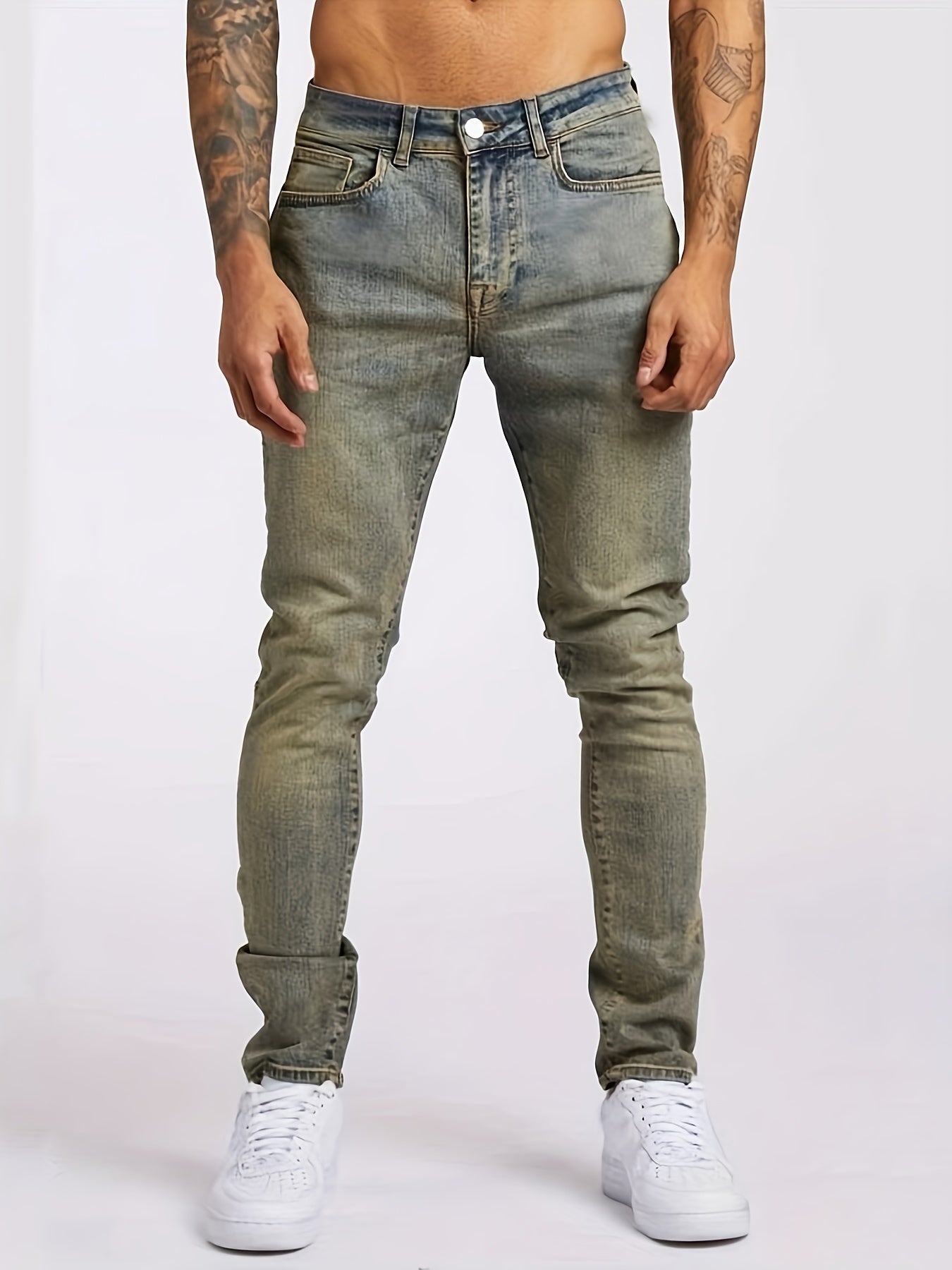 Vintage Slim Fit Stretch Jeans