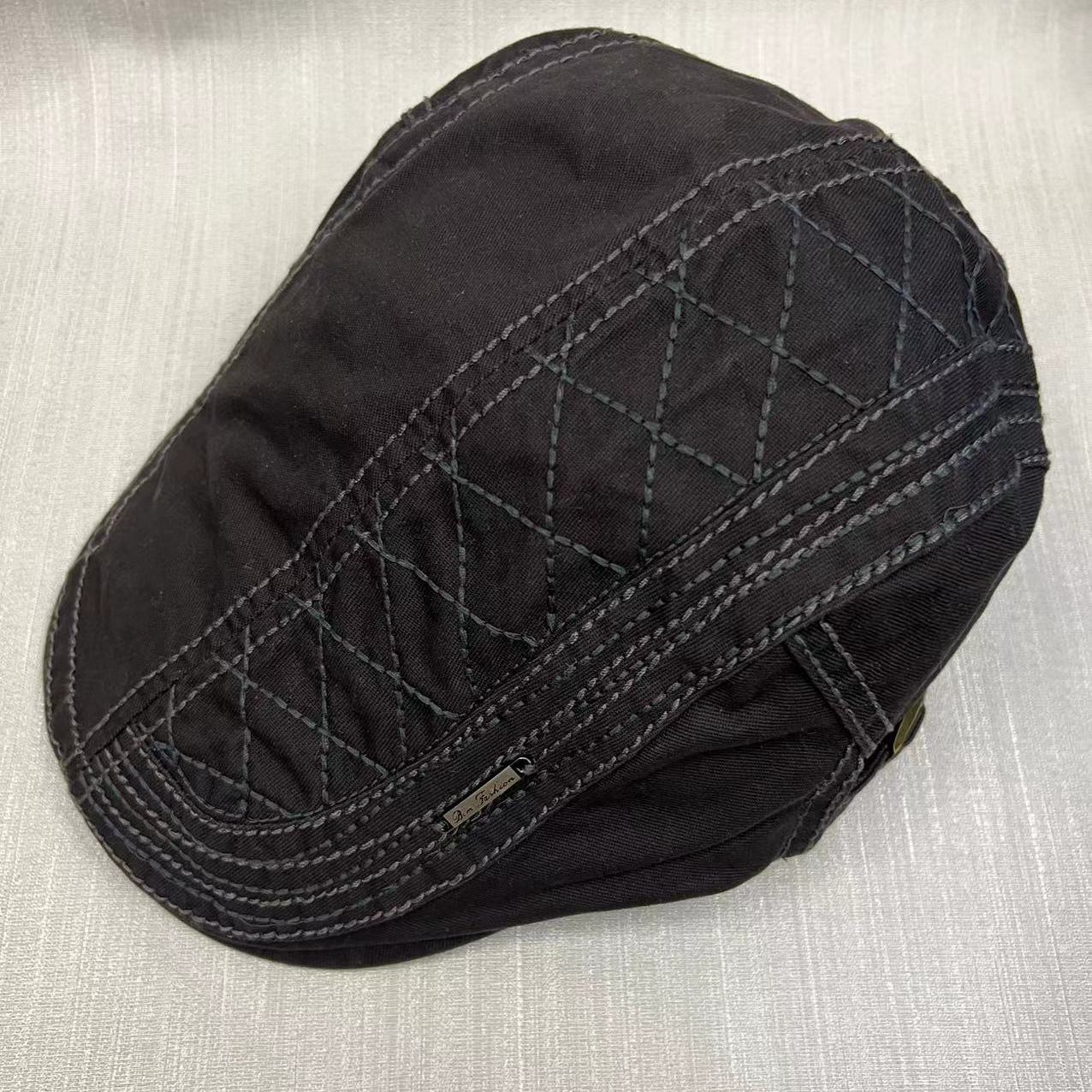 Winter Men's British Iron Letter Beret Casual Outdoor Breathable