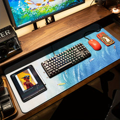XL Gaming Mouse Pad Extended Desk Mat Non Slip Rubber Base Keyboard Pad