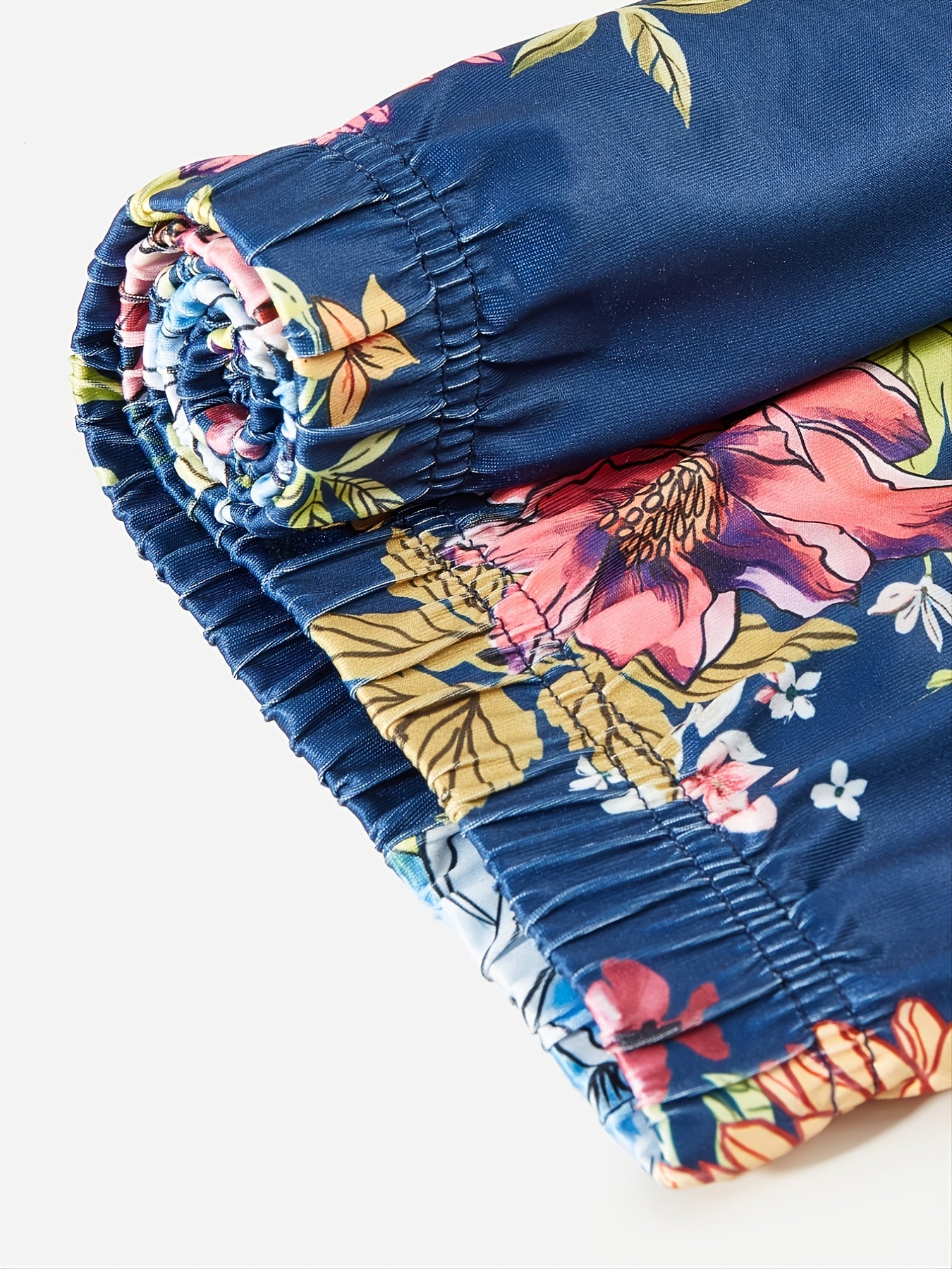 Short Tee & Floral Print Pant Pajama Set